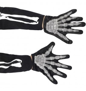 Gants squelette zombie pour enfants