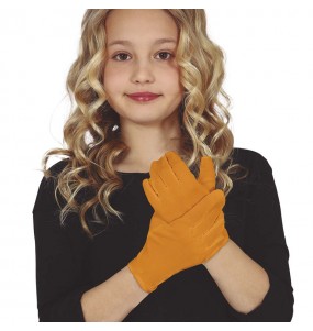 Gants orange pour enfants pour compléter vos costumes