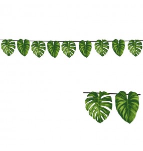 Guirlande de feuilles hawaïennes de 3 mètres pour la décoration