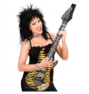 Guitare gonflable Rock tiger pour compléter vos costumes