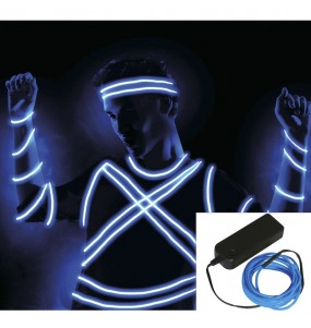 Hilo Led azul