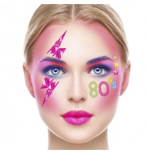 Bijoux de visage années 80 pour compléter vos costumes