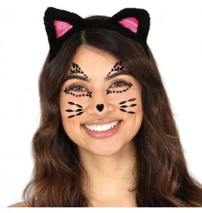 Joyaux Faciaux pour Chatte pour compléter vos costumes térrifiants