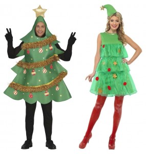 Costumes Arbres de Noël pour se déguiser à duo