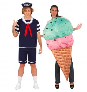 Costumes Vendeur de glace et crème glacée pour se déguiser à duo