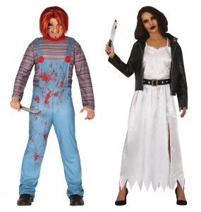 Costumes Petit ami Chucky et petite amie Tiffany pour se déguiser à duo