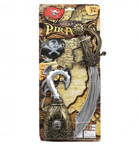 Kit accessoires costume Capitaine Pirate