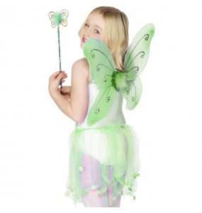 Kit d'accessoires pour papillon vert pour compléter vos costumes