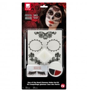 Kit de maquillage glamour pour le Jour des Morts pour compléter vos costumes térrifiants