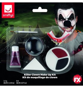 Kit maquillage clown maléfique