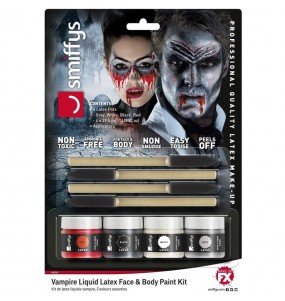 Kit de maquillage vampire avec latex pour compléter vos costumes térrifiants