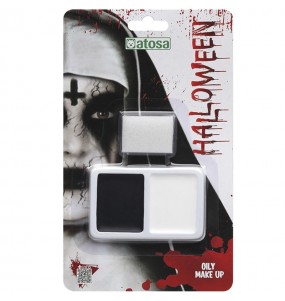 Kit de maquillage nonne satanique pour compléter votre déguisement avec un maquillage de qualité