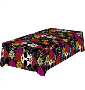 Nappe Catrina 137 x 274 cm pour la décoration Halloween