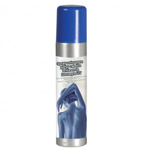 Spray Maquillage corps bleu