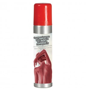 Spray Maquillage corps rouge
