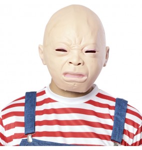 Masque de bébé en latex qui pleure pour compléter vos costumes