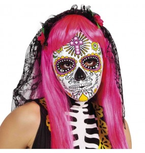 Masque Lucky Catrina pour compléter vos costumes térrifiants