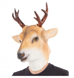 Masque de cerf en latex