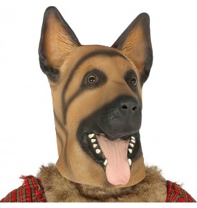 Masque Chien Berger Allemand en latex