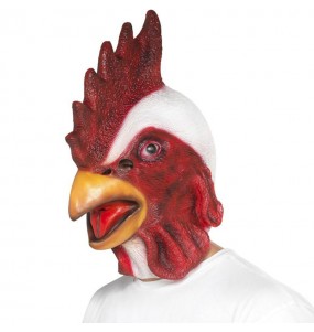 Masque de poulet en latex