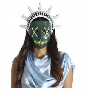 Masque à LED de la Statue de la Liberté