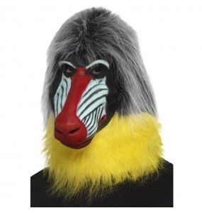 Masque de singe babouin en latex