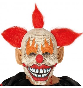 Masque Clown Sinistre avec cheveux