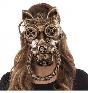 Masque Steampunk Félin