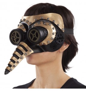 Masque Steampunk avec nez