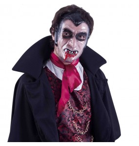 Masque Vampire visage transparent