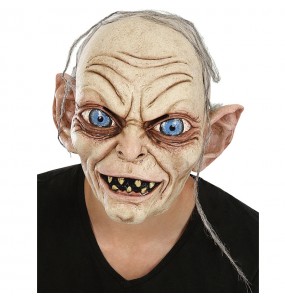 Masque de Gollum avec cheveux - Le Seigneur des Anneaux pour compléter vos costumes