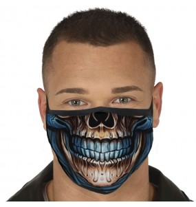 Masque de protection Squelette Diabolique pour adultes