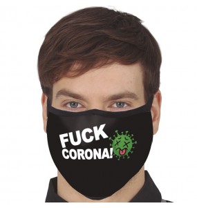 Masque de protection Fuck Coronavirus pour adultes