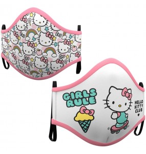 Masque de protection Hello Kitty pour adultes