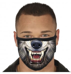 Masque de protection Loup-garou pour adultes