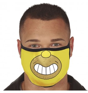 Masque de protection Homer Simpson pour adultes