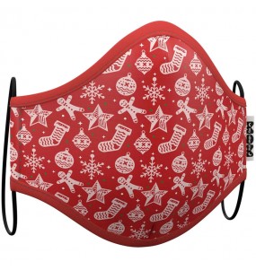 Masque de protection Noël Rouge pour adultes