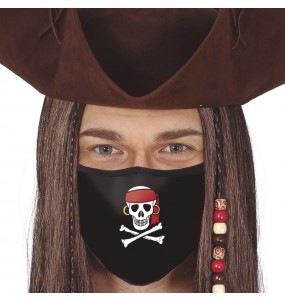 Masque de protection Pirate pour adultes