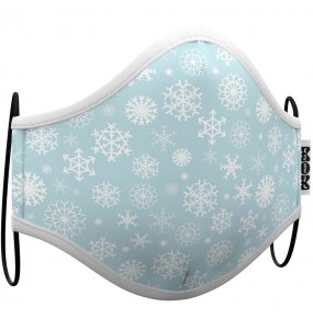 Masque de protection Flocons de Neige pour enfant