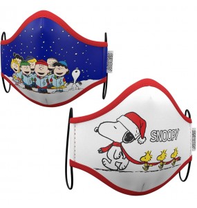 Masque de protection Snoopy Noël pour enfant