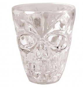 Paquet de 4 verres de crâne pour la décoration Halloween
