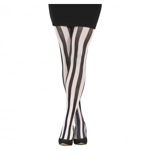 Collants à rayures Beetlejuice pour compléter vos costumes térrifiants