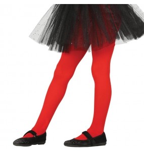 Collants rouges pour filles