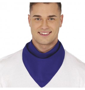 Foulard bleu pour compléter vos costumes