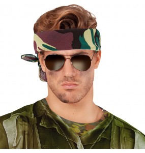 Bandana camouflage pour compléter vos costumes