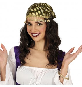 Foulard de voyante avec pièces pour compléter vos costumes