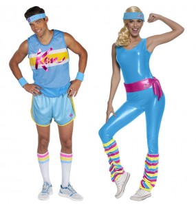 Costumes Barbie et Ken sportifs pour se déguiser à duo