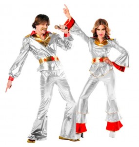 Déguisements Disco Abba argent