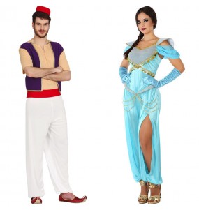 Déguisements Aladdin et Jasmine 