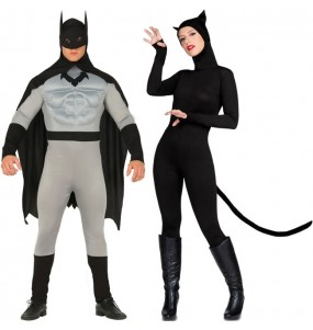 Déguisements Batman et Catwoman 